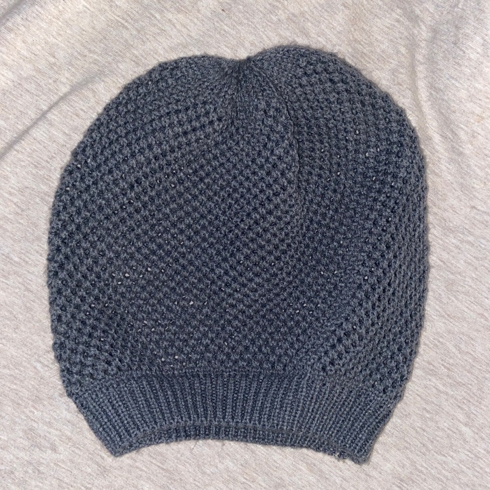 Loose knit beanie